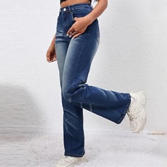 - Jeans for Women,Baggy Wide Leg High Waisted Trendy Skinny Stretchy XS Si… - Picture 12 of 13